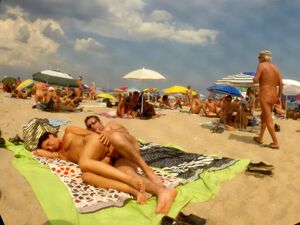 boys at nudist beach